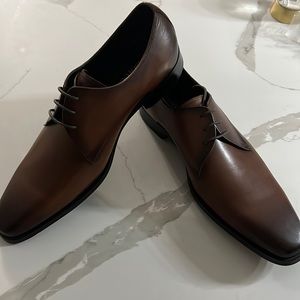 FRASOICUS Mens Oxford Shoes Genuine Leather Dress Shoes